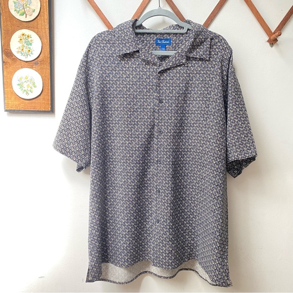 Paul Fredrick Silk Button Up Shirt - Picture 13 of 13